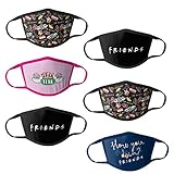 Warner Bros Kids' Friends Reusable Mask Multipack, OSFA