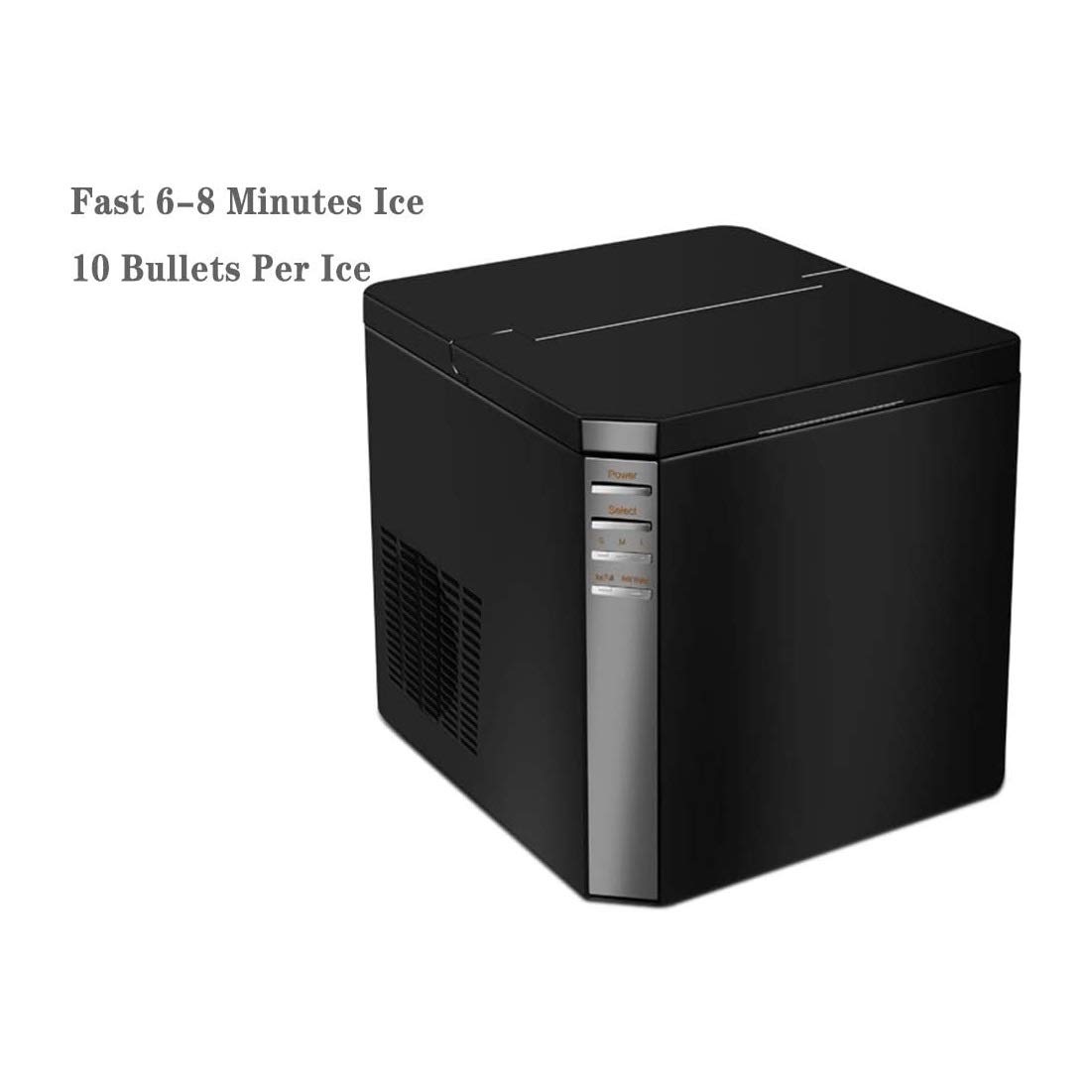 Ice Maker Machine Countertop Portable Compact Ice Cube For Your Home Portable Ice Maker Machine For Countertop - Makes 55 Lbs Of Ice Per 24 S - Ice Cubes Ready In 8 Minutes on Fridge.com - View 4