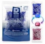 Dry & Dry [50 Packs] 10 Gram Blue Premium Indicating(Blue to Pink) Silica Gel Packets - Rechargeable(Upgraded)