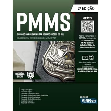 Capa do livro Soldado da Polícia Militar de Mato Grosso do Sul – PMMS
