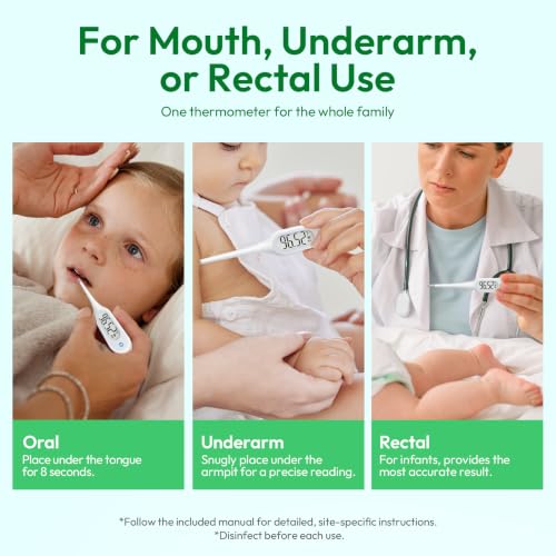 8 Seconds Basal Thermometer for Adult and Kids Accurate and Safe - image 4