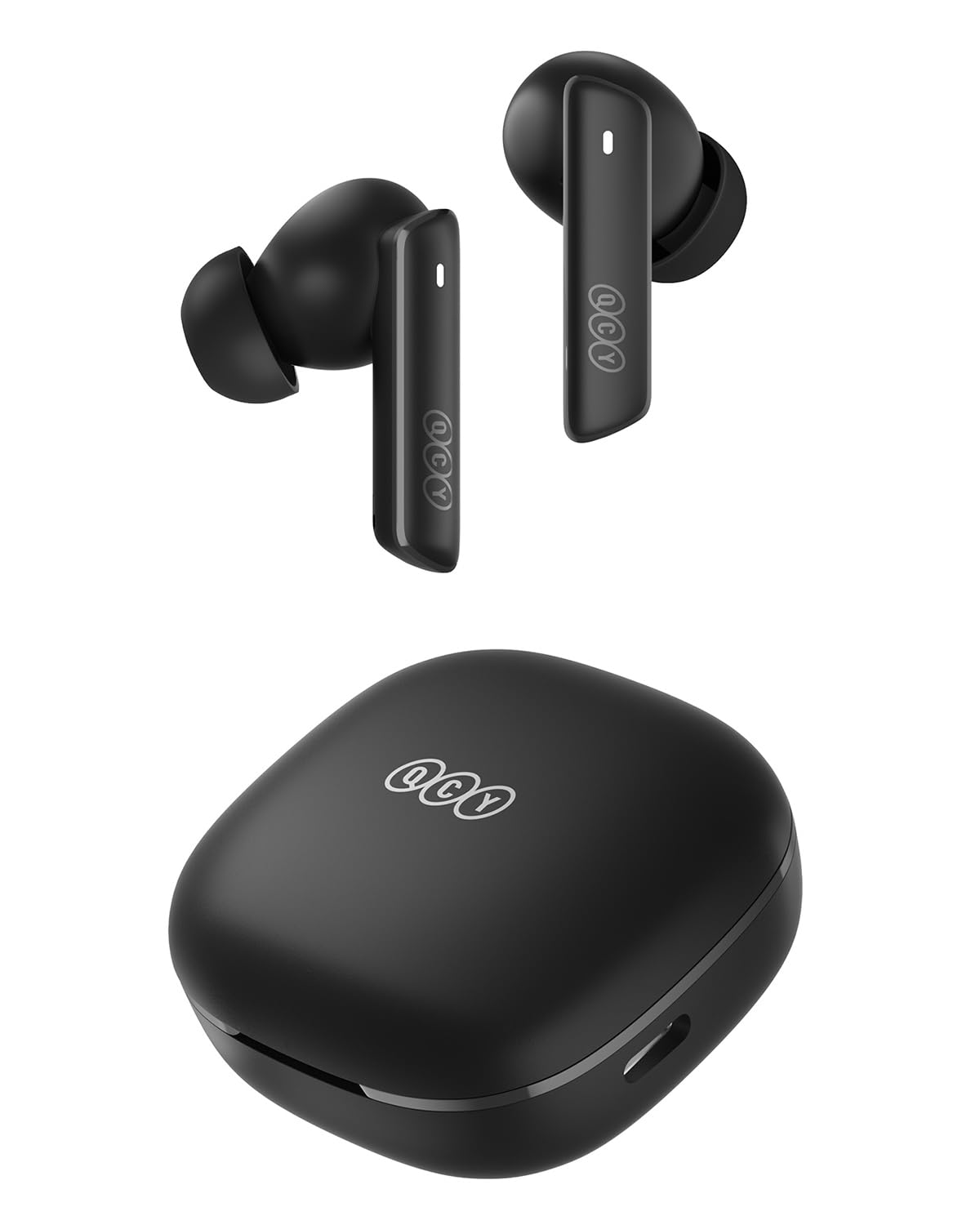 QCY MeloBuds ANC Bluetooth Earphones, Active Noise Cancelling Wireless Earbuds, Multi-mode ANC, Deep Bass, AI-Enhanced Calls, 6 Mics Anti-Wind Noise, 30H Playtime, Fast Charging, Custom EQ