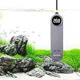 UPETTOOLS Submersible Aquarium Heater with Digital Thermostat, Adjustable Temperature Fish Tank Heater with Overheat Protection, for Small Freshwater Tanks