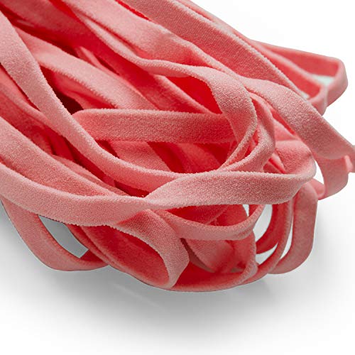 Expo International 1/4" Ultra Soft Knit Elastic Band-10 Yards | Pink Trim #TOP1