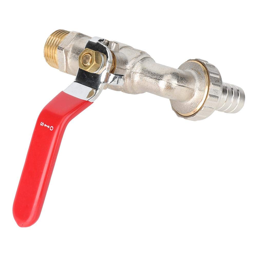 Abschließbarer Wasserhahn Messing 1/2 Zoll - Diebstahlsicherer Außenwasserhahn