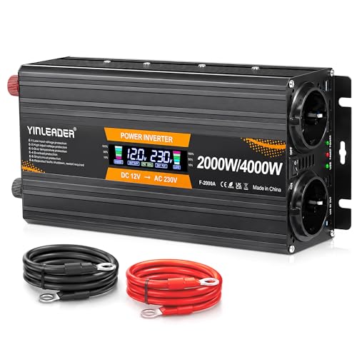 Yinleader 2000W /4000W Wechselrichter 12V auf 230V...