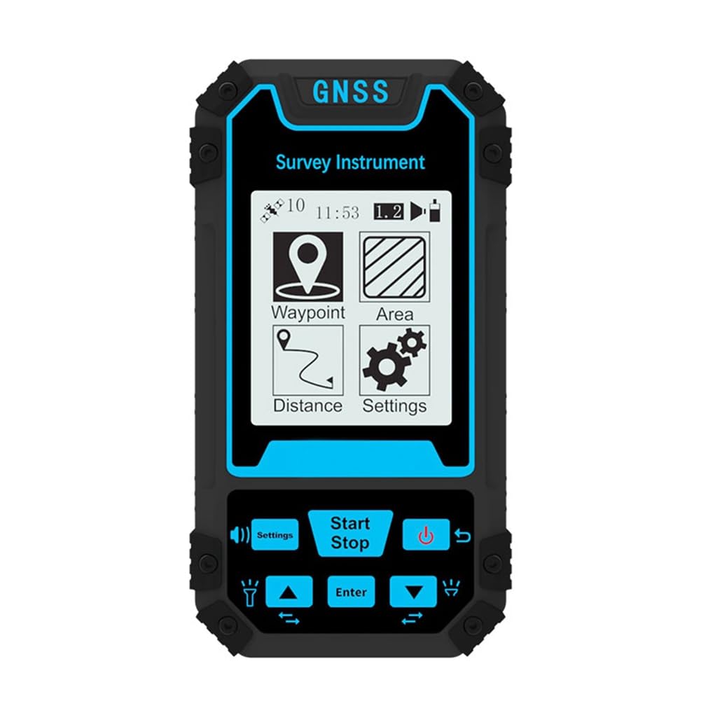 Xnuiasqe Land Meter GPS Survey Professional Rechargeable GNSS Surver Instrument Area Measurement Mountain Slope Distance Meter