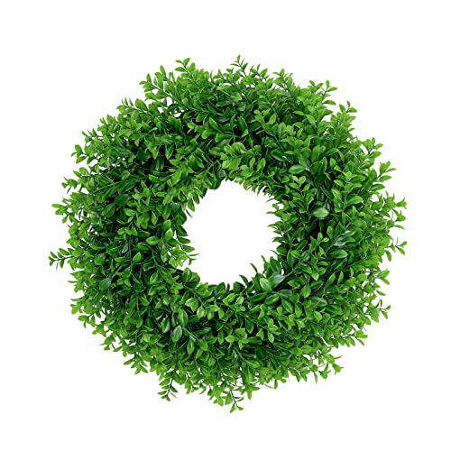 U'Artlines 23.6" Front Door Wreaths Artificial Spring Summer Greenery Hanging Garland for Home Wedding Wall Window Decoration (23.6'' Boxwood,1) U'Artlines 23.6" Front Door Wreaths Artificial Spring Summer Greenery Hanging Garland for Home Wedding Wall Window Decoration (23.6'' Boxwood,1)