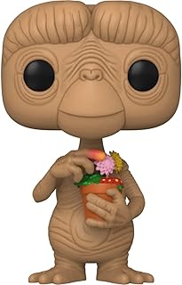 POP E.T. The Extra-Terrestrial - E.T. with Flowers Funko Vinyl Figure (Bundled with Compatible Box Protector Case), Multicolored, 3.75 inches