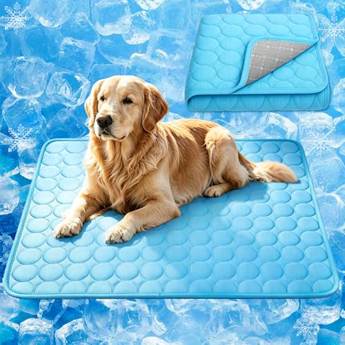 MeiLiMiYu Dog Cooling Mat 2026 Upgraded Arc-Chill Cooling Dog Bed Mat, Washable Pet...