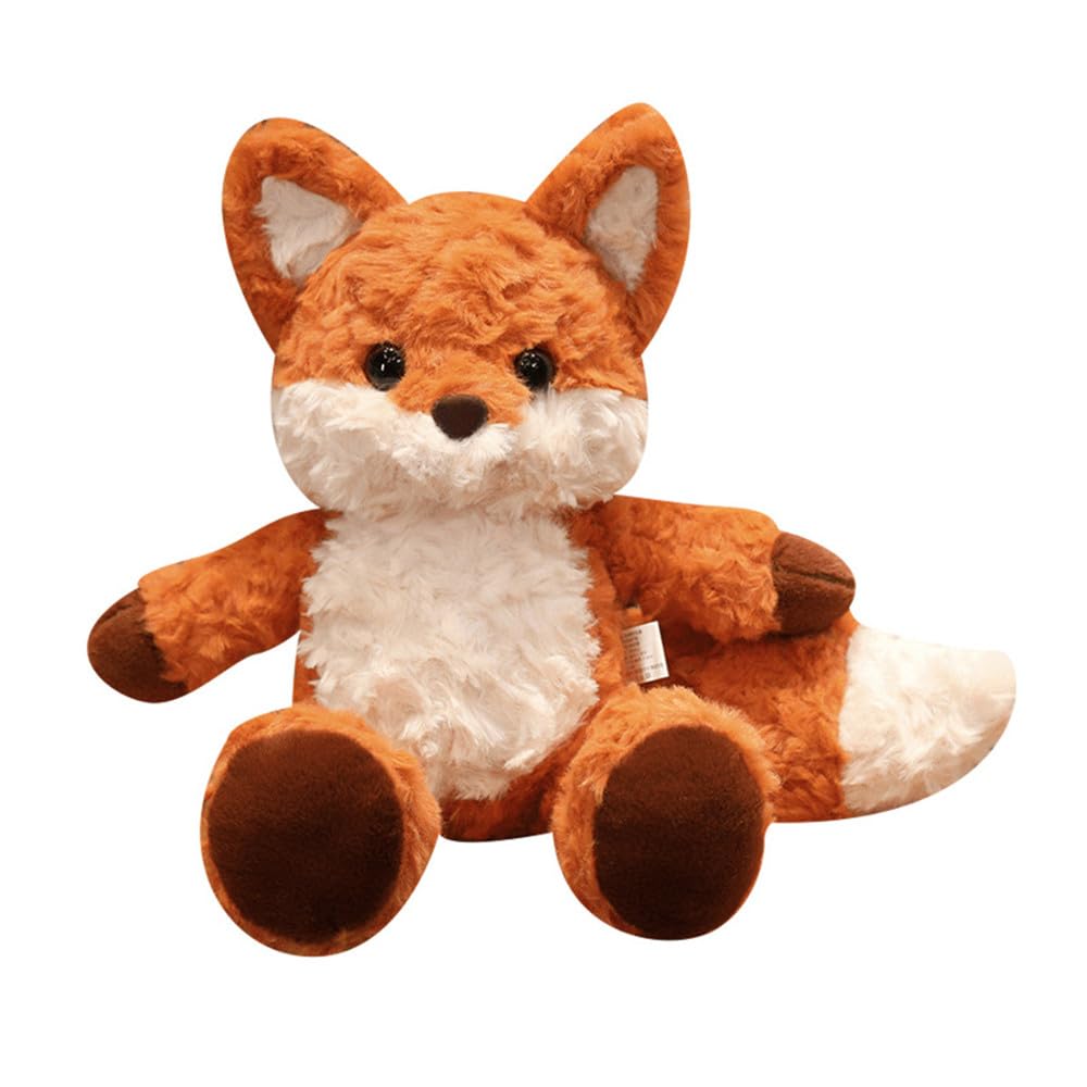 NatureMan 40cm Red Fox Stuffed Animal, Soft Cuddly Fox Plush Toy,Perfect for Child Gifts