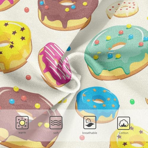 Wusikd Bakery Patisserie Girls' Underwear Cotton Girls Briefs Soft Toddler Underwear 5T3