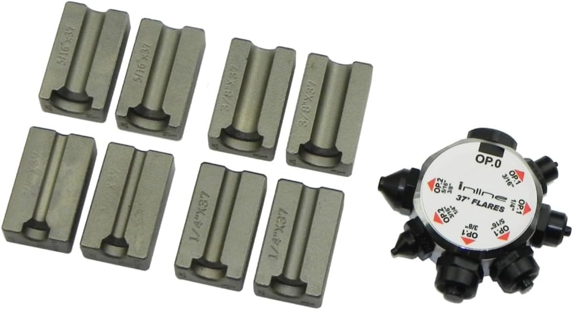 Inline Tube Lever Actuated Tool 37 Degree Wheel and Die Kit Add On