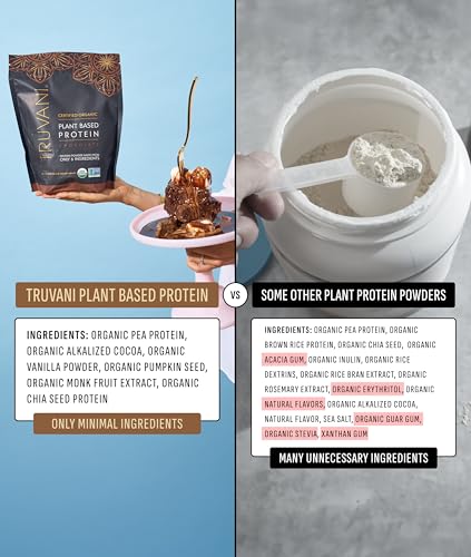 Truvani Organic Plant Based Protein Powder