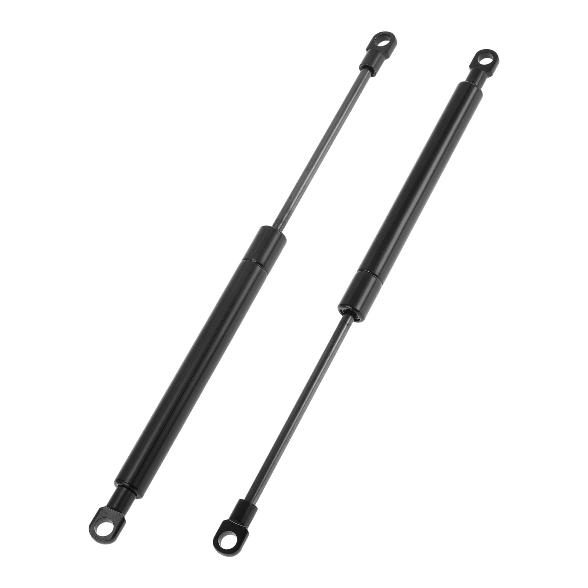 X AUTOHAUX Lot de 2 vérins à gaz 300 mm - 150 N/15 kg - En acier au carbone noir - Pour boîte à outils de voiture de camping-car, couvercle de boîte de rangement, couvercle de porte d'armoire