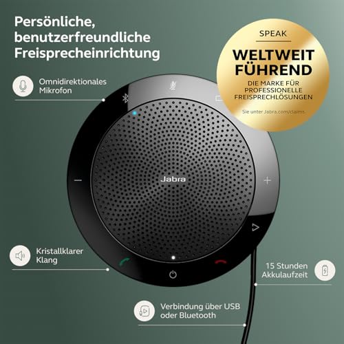 Konferenzmikrofon Jabra Speak 510+ für virtuelle Meetings