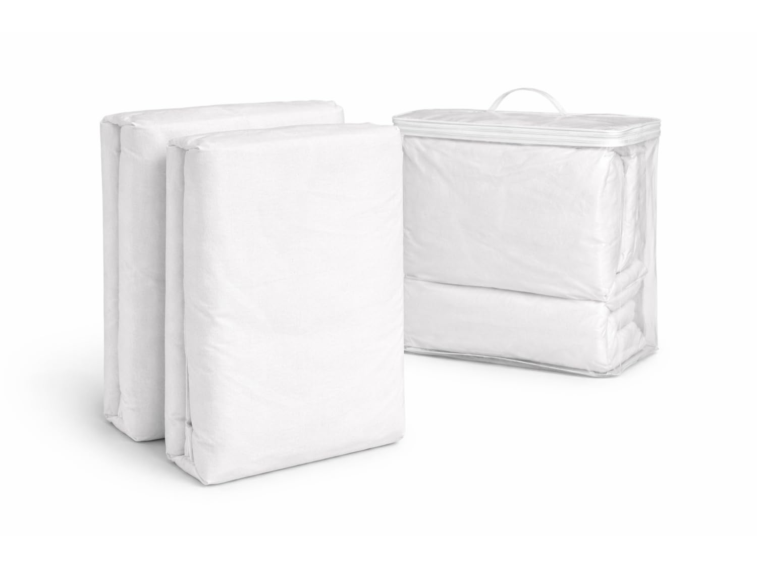 2 X Protector de Colchon Adulto Impermeable Transpirable Anti acaros Ajustable 150x190 cm