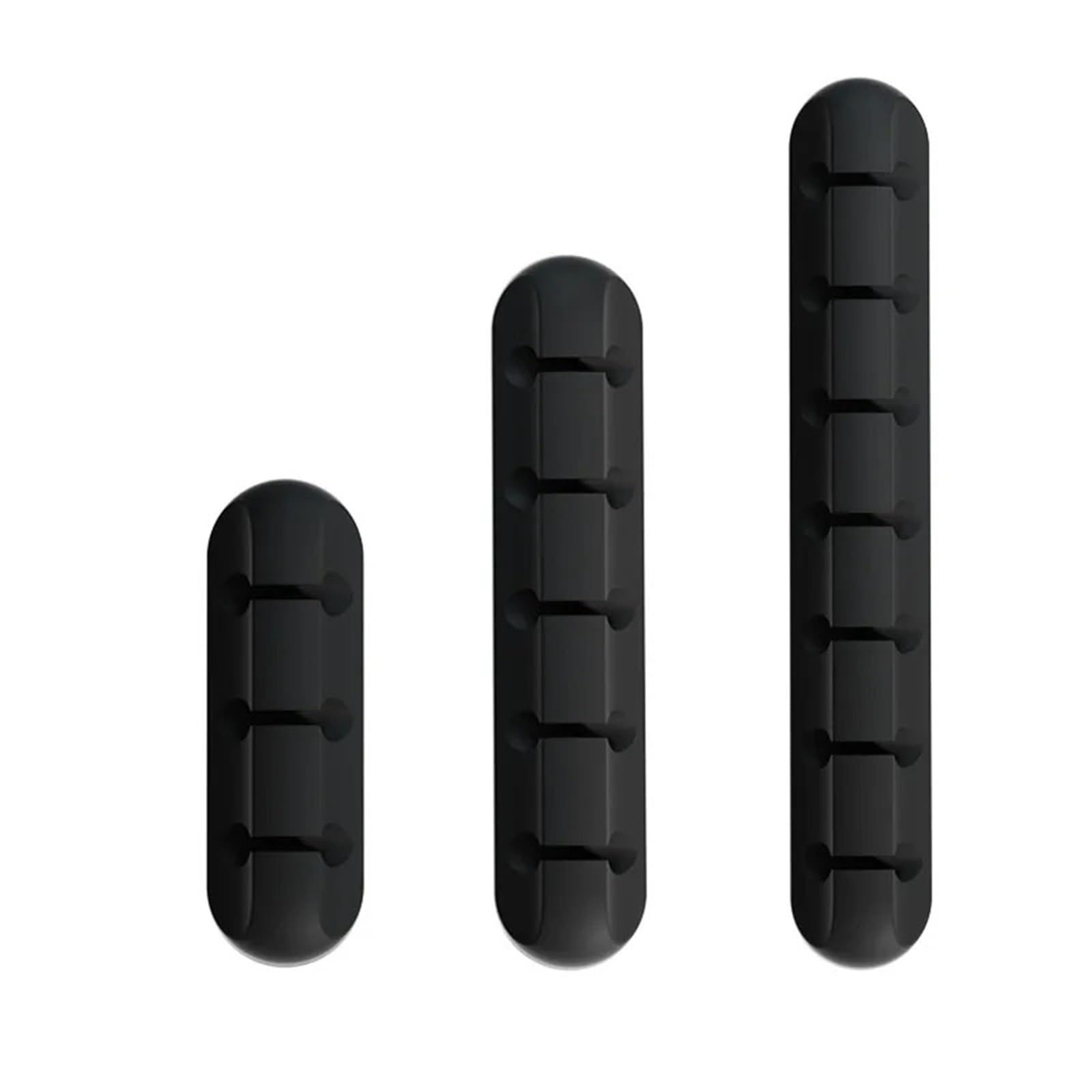 Abrazaderas para Cables Organizador de Cables Silicona 10 Piezas for Oficina en casa(C)