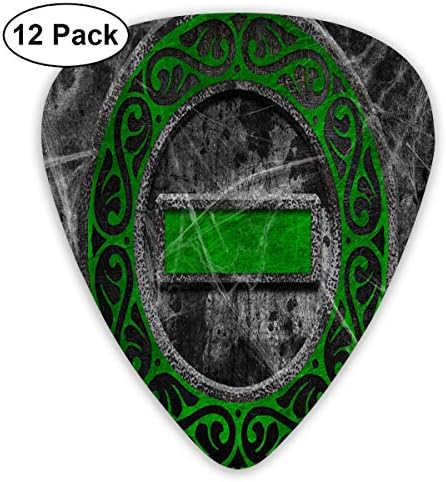 BeatriceBGault Type O Negative Music Rock Guitar Picks (ABS 12 Pack,3 Specifications) for Electric Guitar Acoustic Guitar Mandolin and Bass