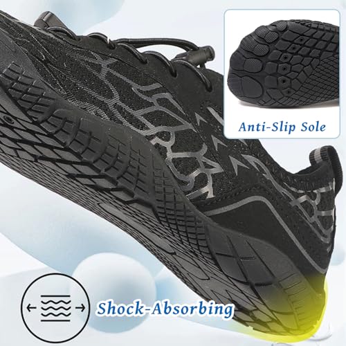 Image of Hike Barefoot Shoes for Women Men, Pro Barefoot Shoe with Wide Toe Box for Hiking, Walking, Swimming, Non-Slip Breathable Lightweight Water Shoes Unisex