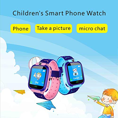 Ajcoflt 1.44 '' Kids Smart Watch LBS Tracker SOS Call 2-Way Call Chat de voz Configuração da zona