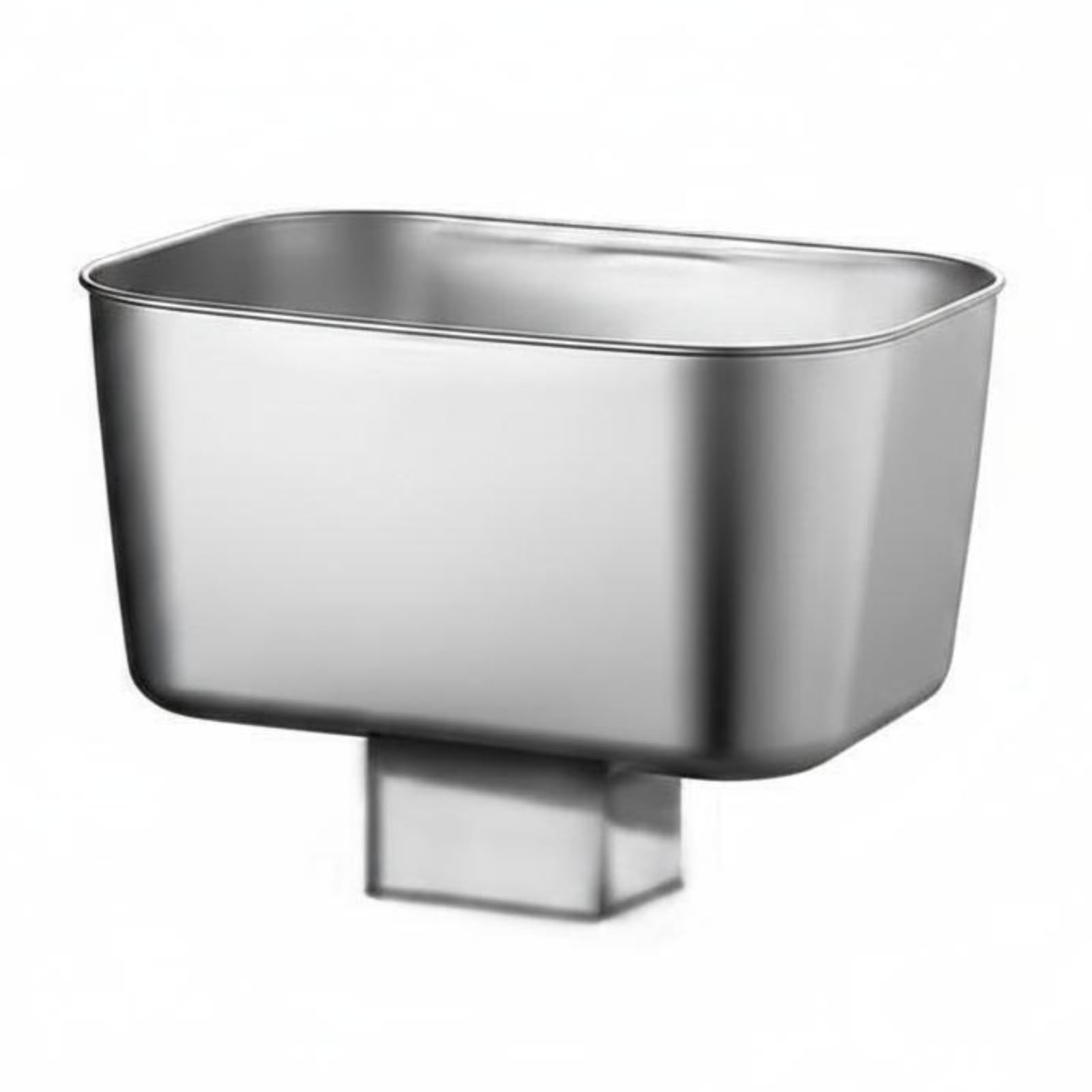 Large Flow Stainless Steel Roof Drain Easy Installation Square Roof Drain Hopper Clog Resistant Rainwater Collector Funnel Wide Use for Roofers, Contractors, 75-45 304 Ss-image-9