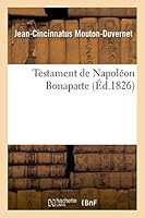 Testament de Napoléon Bonaparte 2013528051 Book Cover
