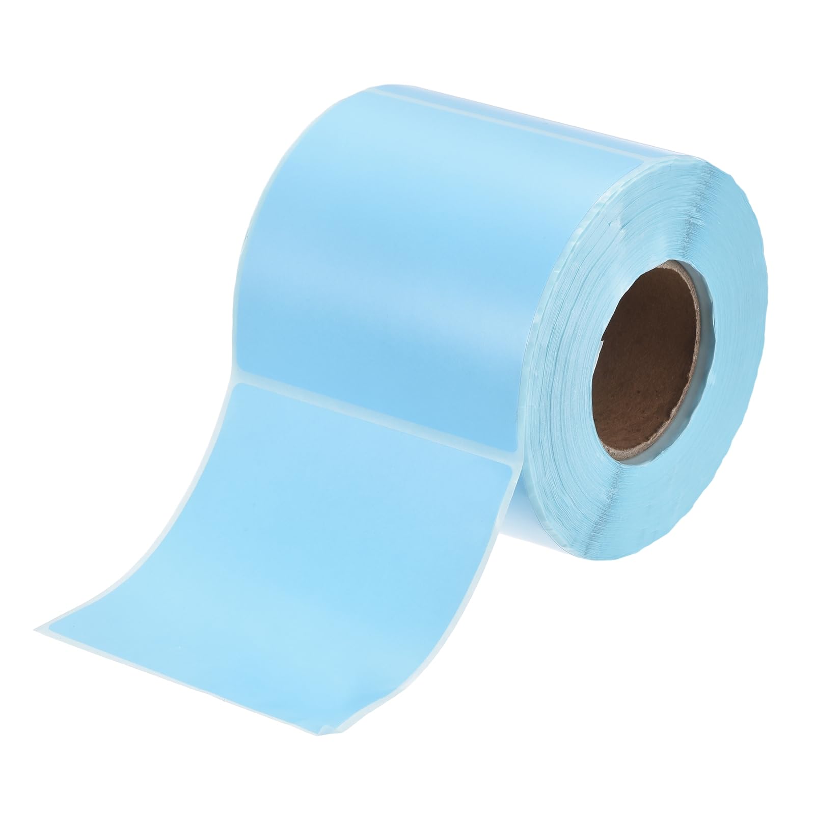 PATIKIL 500 Pcs Color Direct Thermal Labels, 3 x 3'' Barcode Printing Stickers Colorful Sticker Labels for Barcode Thermal Printers Warehouse Retail Shipping Address Labeling, Blue