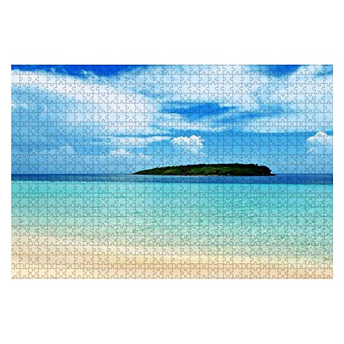 Blue Beach Vieques Puerto rico Puerto rico Stock Pictures Royalty 1000 Piece Wooden Jigsaw Puzzle DIY Children Educational Puzzles Adult Decompression Gift Creative Games Toys Puzzles Home Decor