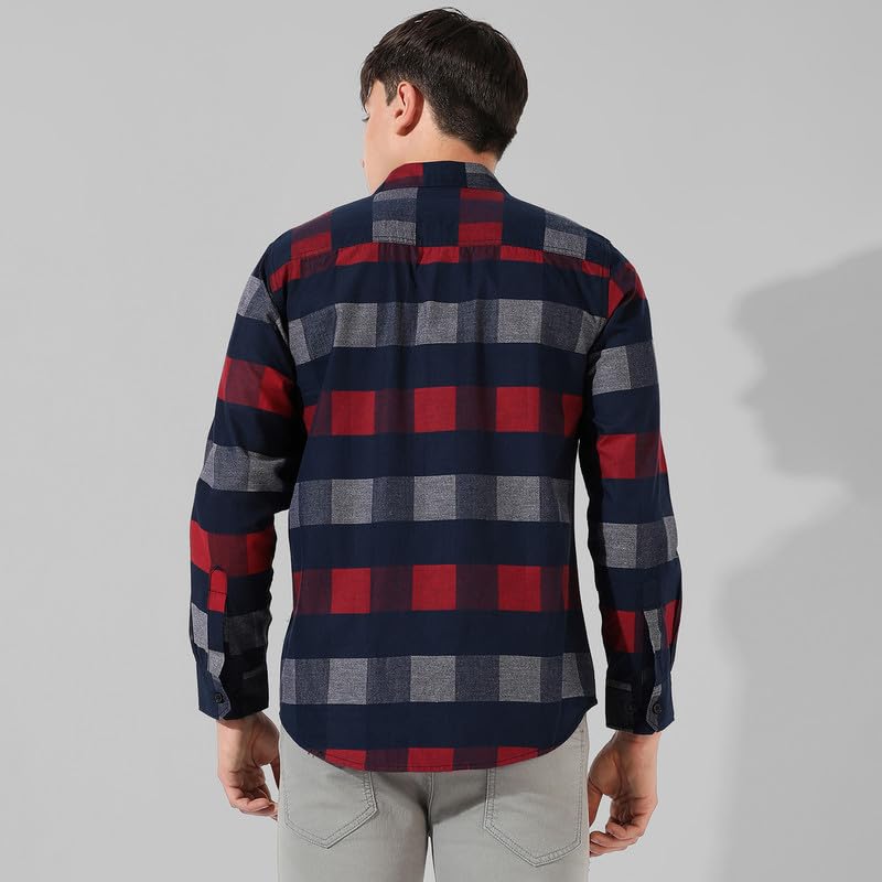 Image of CAHOOT Men's Shirt for Casual Wear | Spread Collar | Short Sleeve | Regular Fit | Button Closure | Shirt Crafted with Comfort Fit for Casual Wear