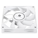 Thermalright TL-8015W CPU Cooling Fan - 80mm Slimline Computer Case Cooler, Quiet 4pin PWM, 2200RPM Speed, 15mm Slim (White) gallery image