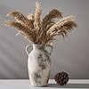   Ceramic-Vase-984-Inch-Terracotta-Vase-with-Handles-Boho-Decor-Decorative-Vase-Rustic-Vase-for-Home-Decor-Farmhouse-Living-Room-Table-Gray