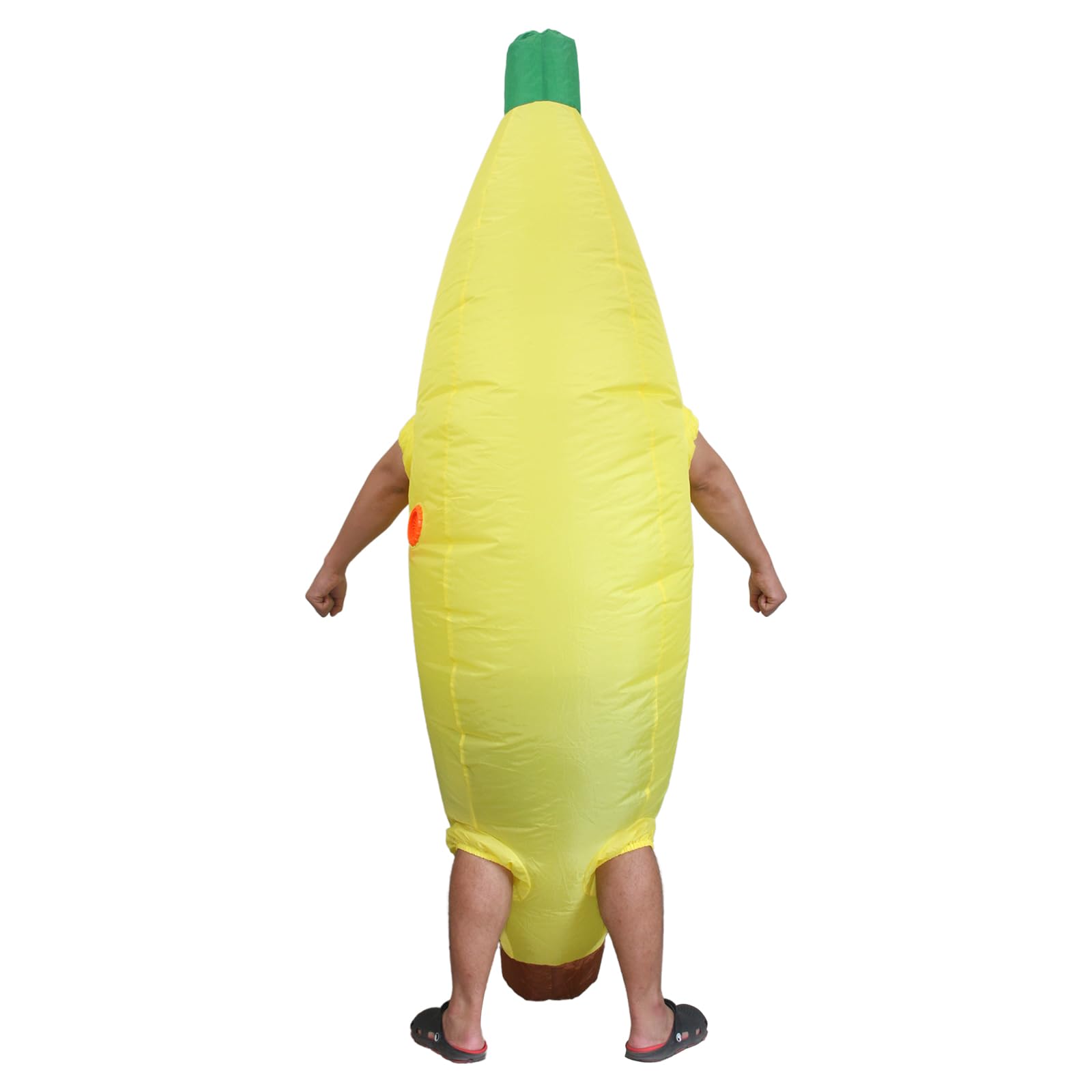 Costume gonfiabile a forma di banana per adulti, per Halloween