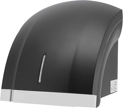 Hand Dryer 110V Black Commercial Air Dryer with LED Work Light Automatic Bathrooms Compact Hand Dryer Electric High Speed Low Noise Air Dryer, Hot and Cold Dual Control
