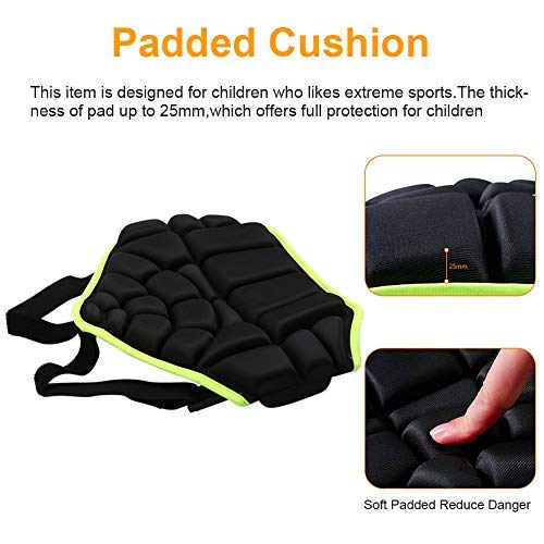 image for VBESTLIFE 3D Padded Hip Protective Shorts Kids Men Women Butt Pad Shor