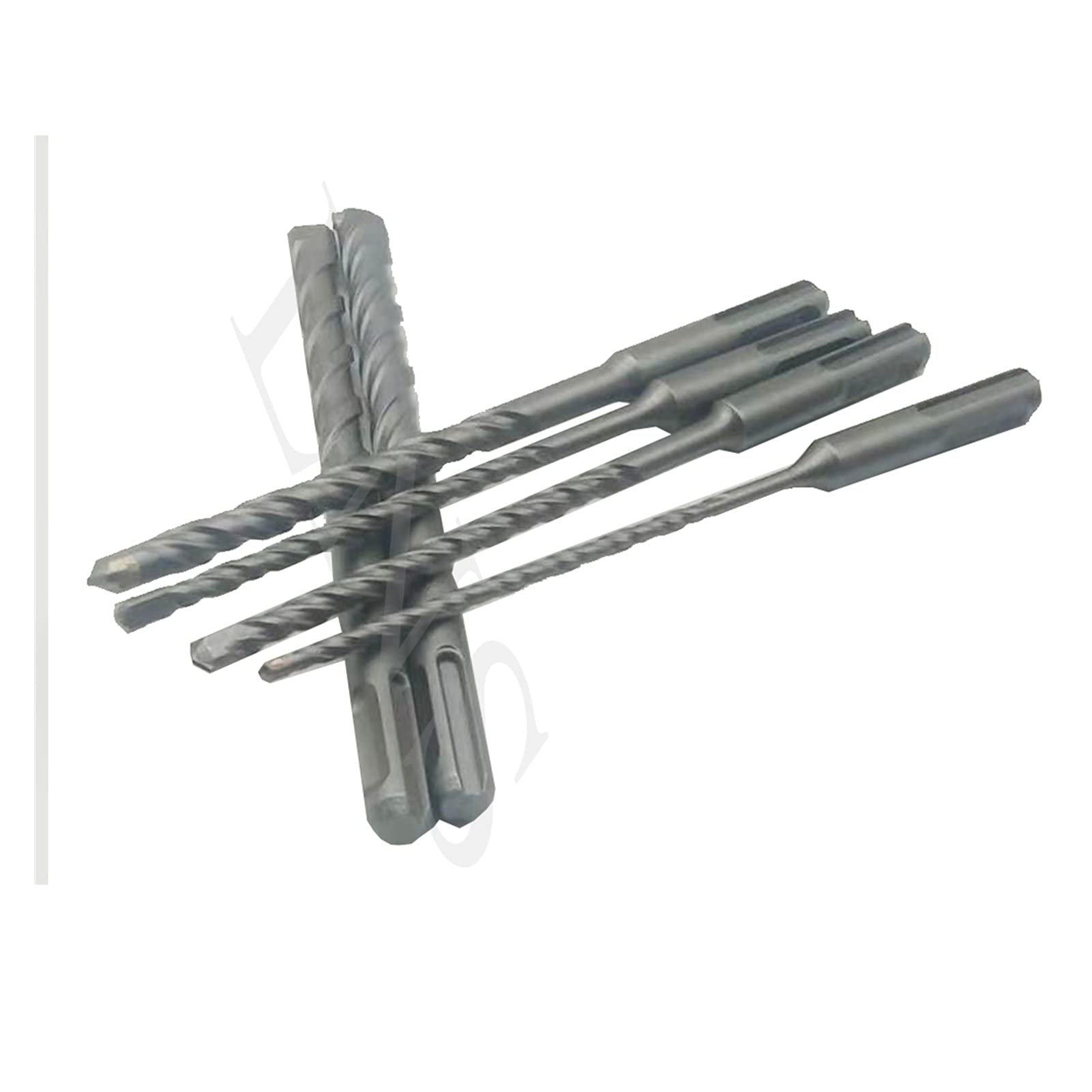 SDS Plus Drill Wiertła Hammer 160mm Profesjonalny Drill Wiertło Zestaw Wózka Węglika Stalowa Końcówka Elektryczna młotek Masonry Wiertło Zestaw Bitów (Color : 10pcs)