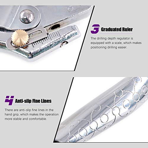Swpeet S664 300Pcs 10 Colors 3/16 Inch Metal Grommets Kit And 1Pcs Eyelet Hole Punch Pliers thumb #4