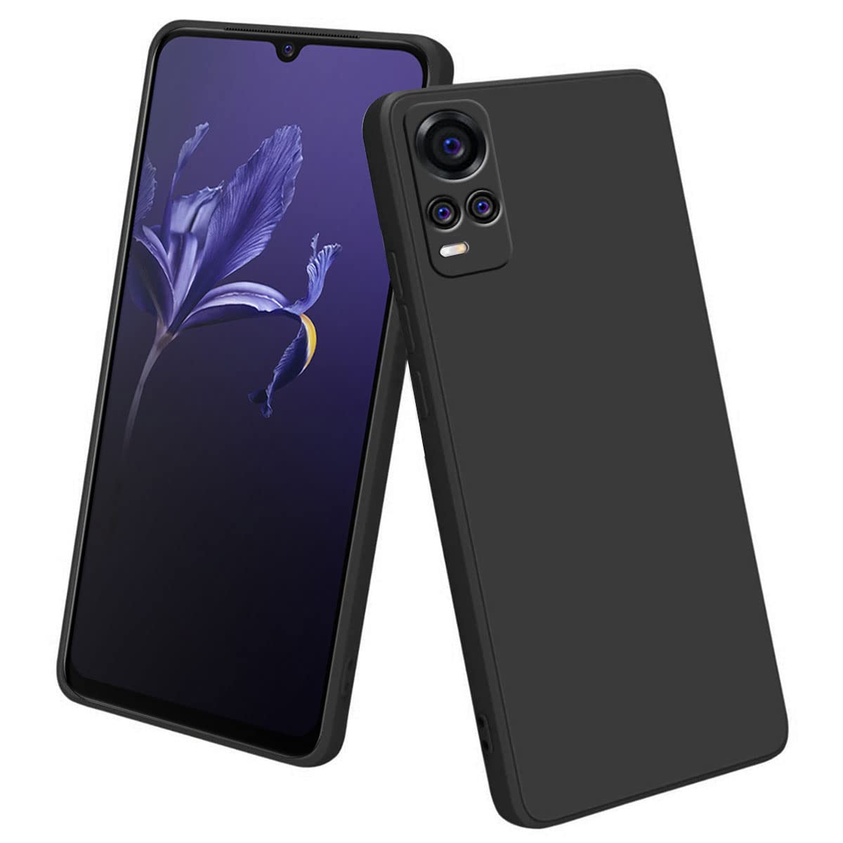LIRAMARK Silicone Soft Back Cover Case for Vivo V20 / V21E / Y73 (Silicone Black) (B0BBVF4LJ4) Amazon Price History, Amazon Price Tracker