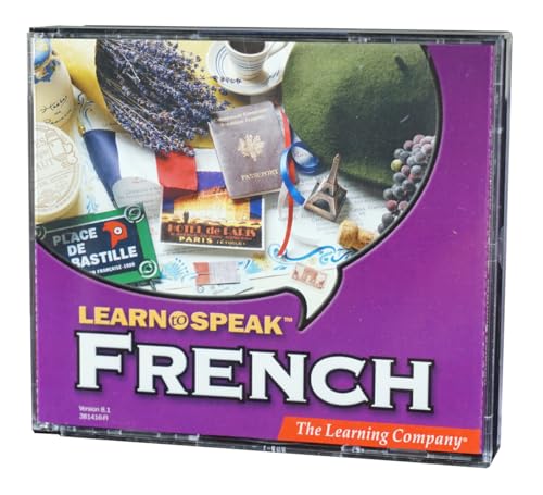 Learn to Speak French Language w/ Reference Book and Microphone 5 CDRom Set