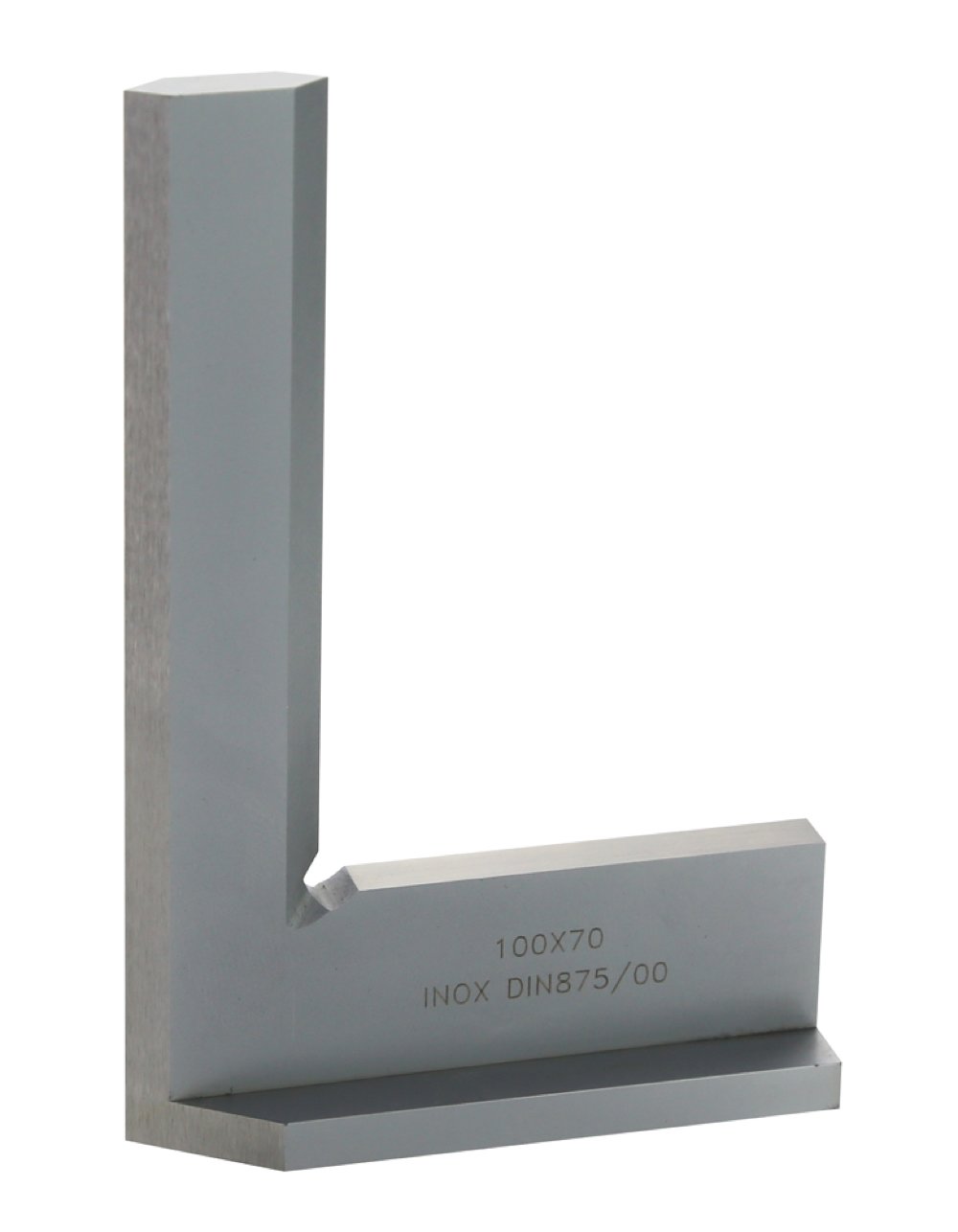 Escuadra de precisión Inox, DIN 875/00, con tope