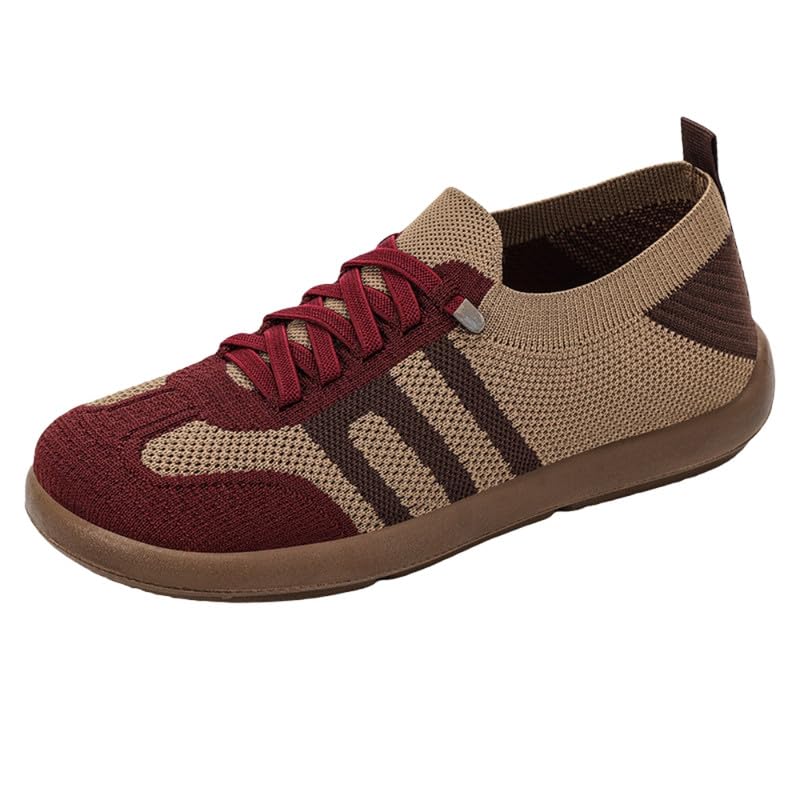 Women’s Breathable German Training Shoes – Lightweight Woven Slip-On Mom Shoes for Spring-image-31