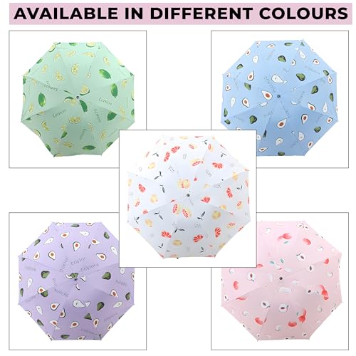 Image of Kraptick Printed Travel Umbrella for Rain, UV, Wind Proof, Water-Proof Umbrella for Men /Women /Boys /Girls /Kids (UMBR-02)