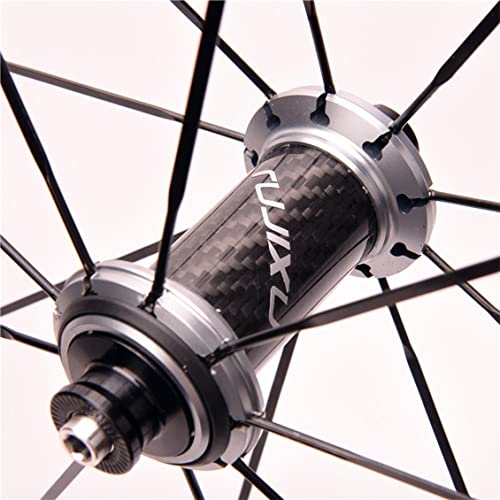 700C Clincher zestaw kół do roweru szosowego, głębokość 40 mm, aluminiowe felgi, uszczelnione łożyska, do kasety 8-11 prędkości, dźwignie szybkiego zwalniania, w zestawie lekki element rowerowy