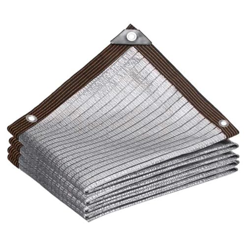 Rete ombreggiante Riflettente per Serre, Tessuto di Protezione UV, Parasole in Alluminio per Giardino, Cortile, parcheggio, Cuccia per Cani - Soluzione Premium Anti-UV
