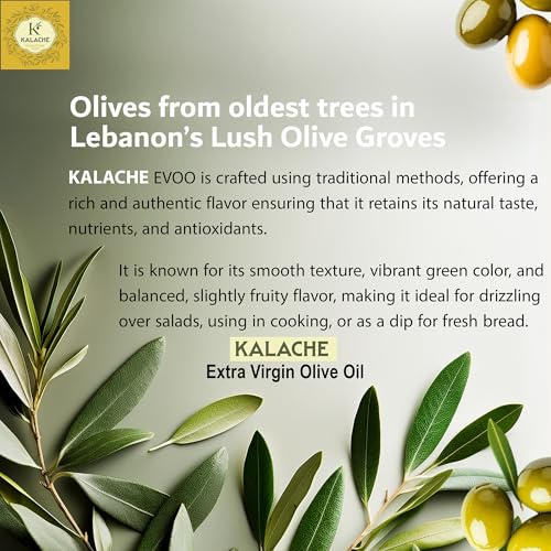 Aceite de oliva extra virgen KALACHE 750 ml botella miniatura 6