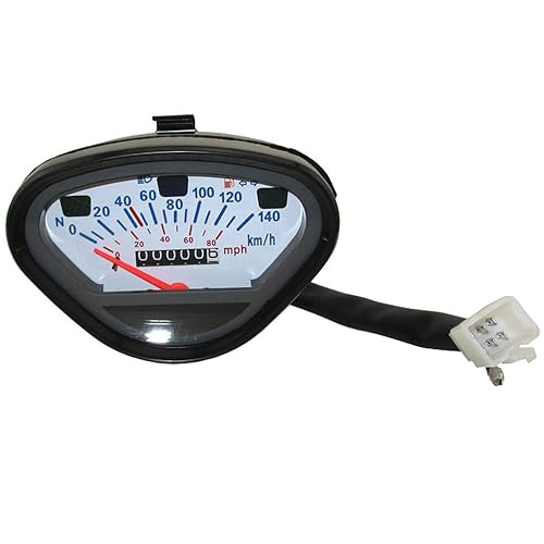 DJ-Motor Velocímetro del acelerador de 6 pines 87.0 mih 80mph para DAX70 CT70 Monkey Bike