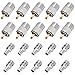 Produktbild EEEKit PL259 Stecker, UHF PL 259 Löt Koax Stecker mit Reduzierstück für CB-Amateurfunkantenne, 10 Pcs, Silber