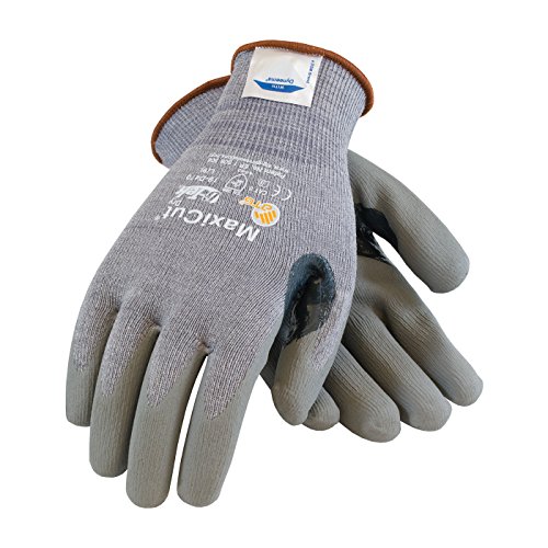 SHOWA Cut Resistant Gloves, Salt/Pepper, XL, PR