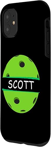 Vista 8 de iPhone 14 Novelty Pickleball Personalized Name Scott Sports Case