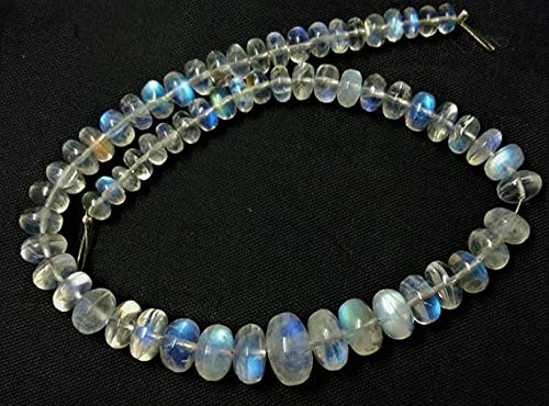 Pierre de lune arc-en-ciel perles rondelles 4-10mm naturelles pour création LKBEADS E0707